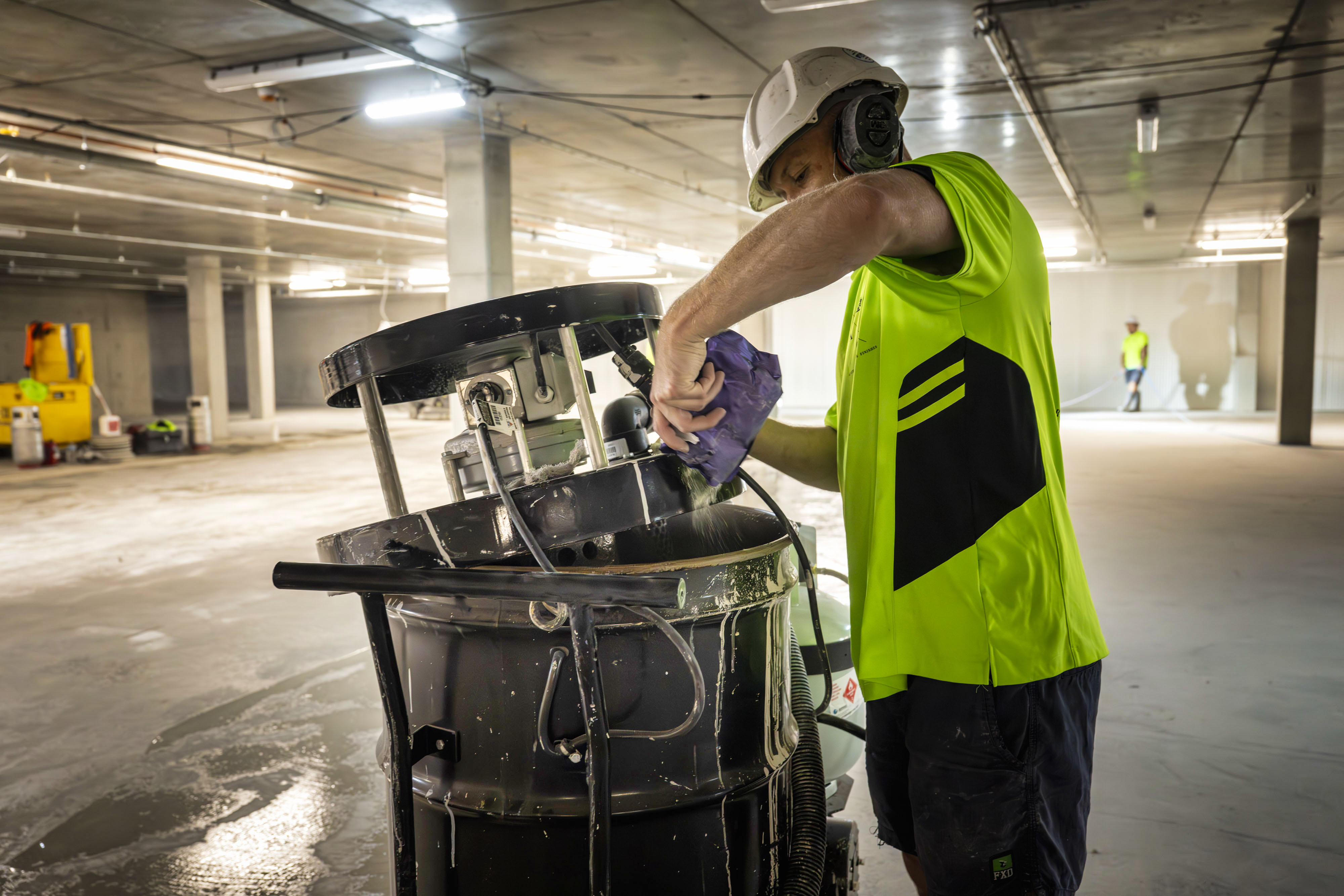 Concrete polishing technology and equipment